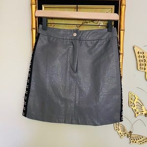 NWT SEEK The Label faux leather skirt